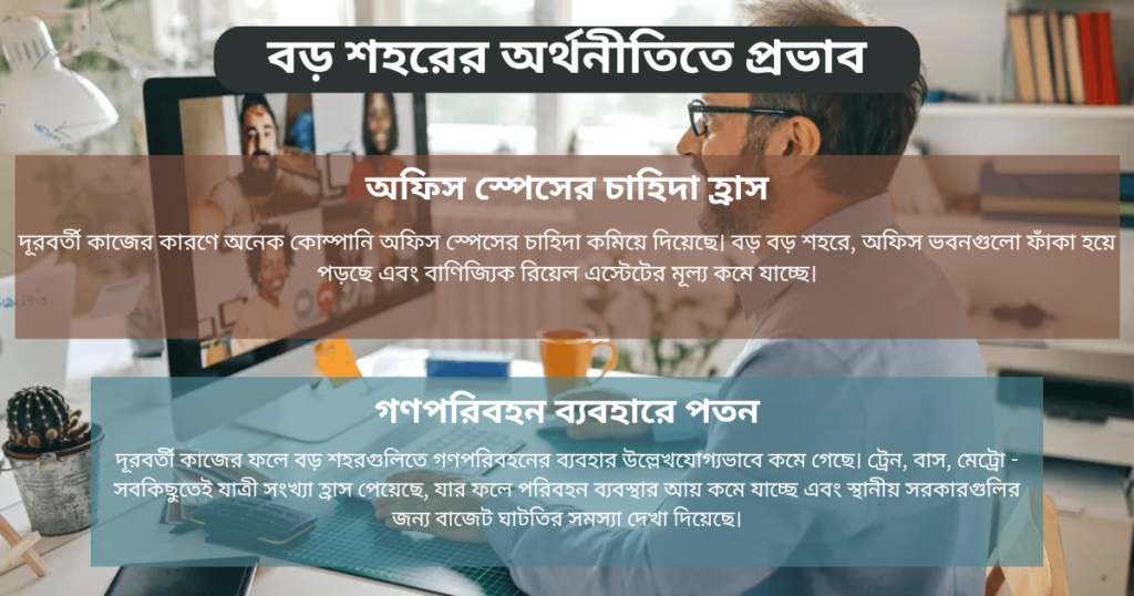 বড় শহরের অর্থনীতিতে প্রভাব