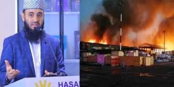 শাহজালাল বিমানবন্দরে আগুন: অবহেলা না ষড়যন্ত্র — আজহারীর প্রশ্ন, দাবি নিরপেক্ষ তদন্তের