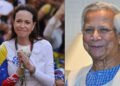 ভেনেজুয়েলার নোবেলজয়ী মারিয়া কোরিনা মাচাদোকে অধ্যাপক মুহাম্মদ ইউনূসের অভিনন্দন